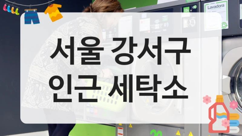 서울 강서구 인근 세탁소