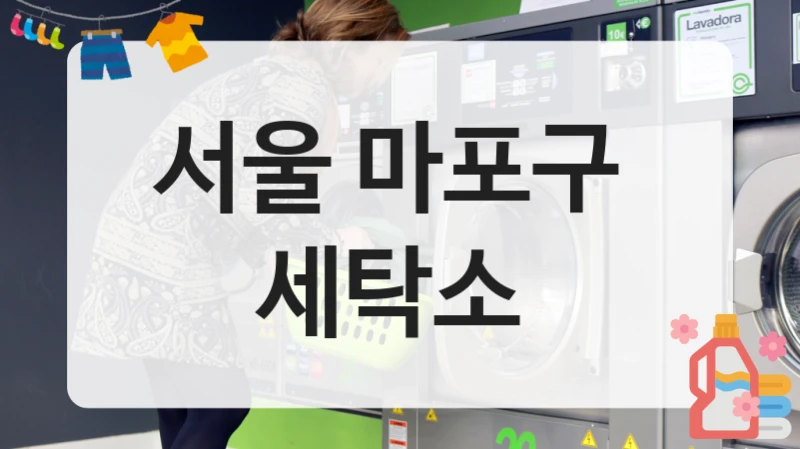 서울 마포구  세탁소