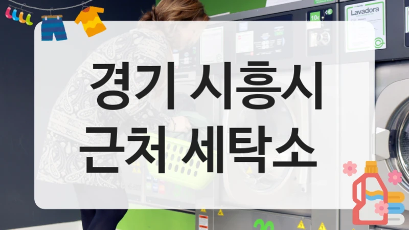 경기 시흥시 근처 세탁소