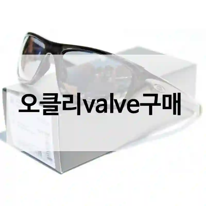 오클리valve구매
