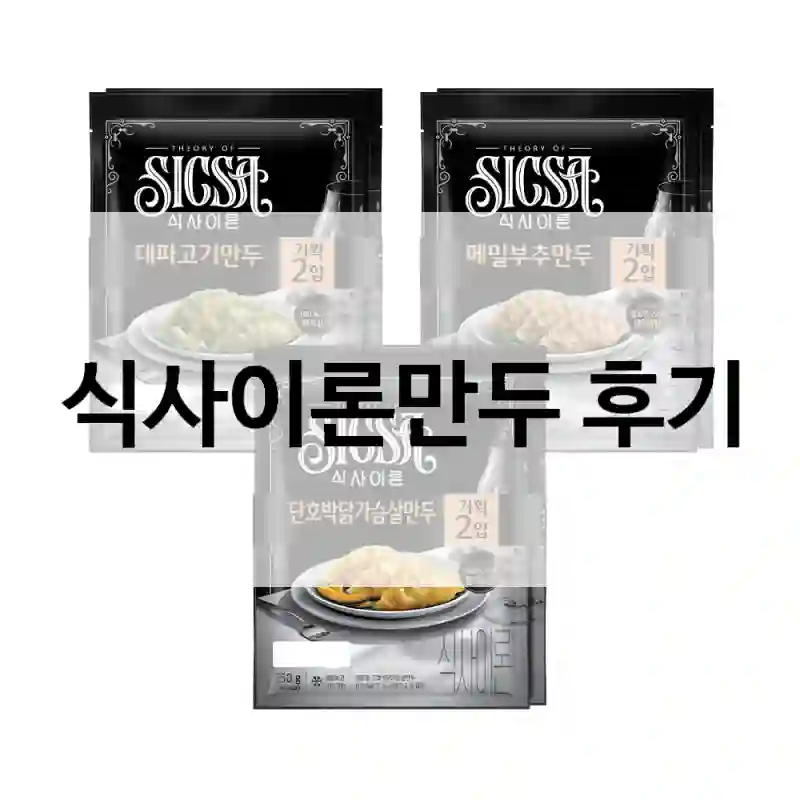식사이론만두 후기