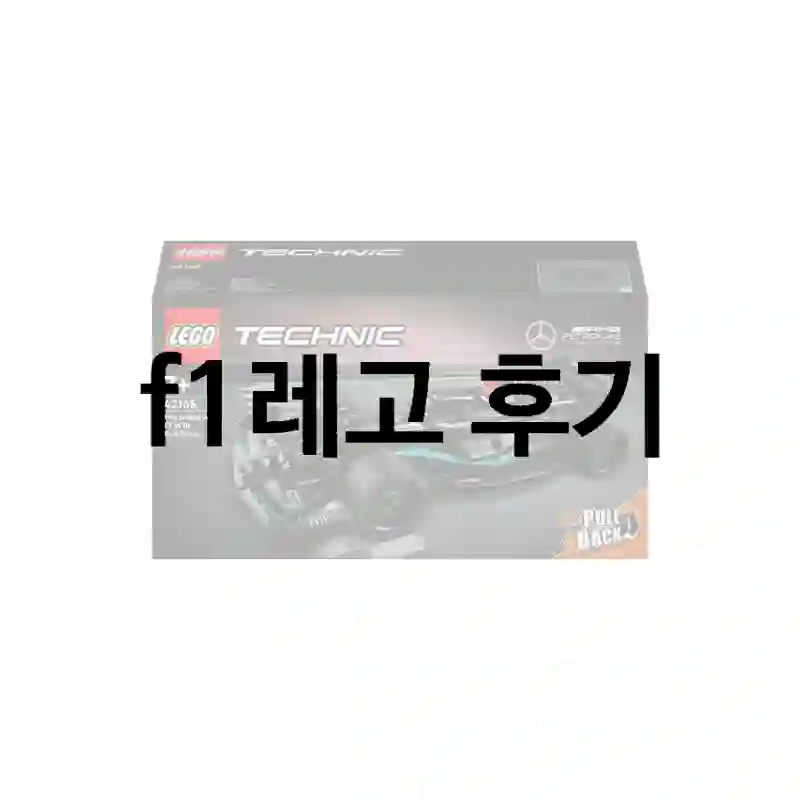 레고 f1레고-사용 전후 이렇게 달라졌어요