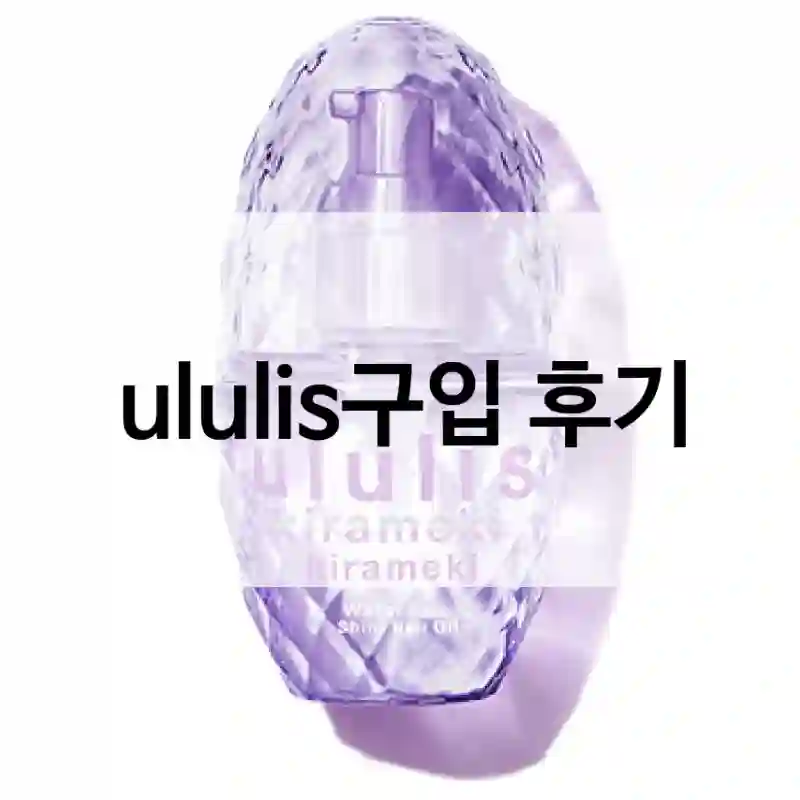 ululis구입 후기