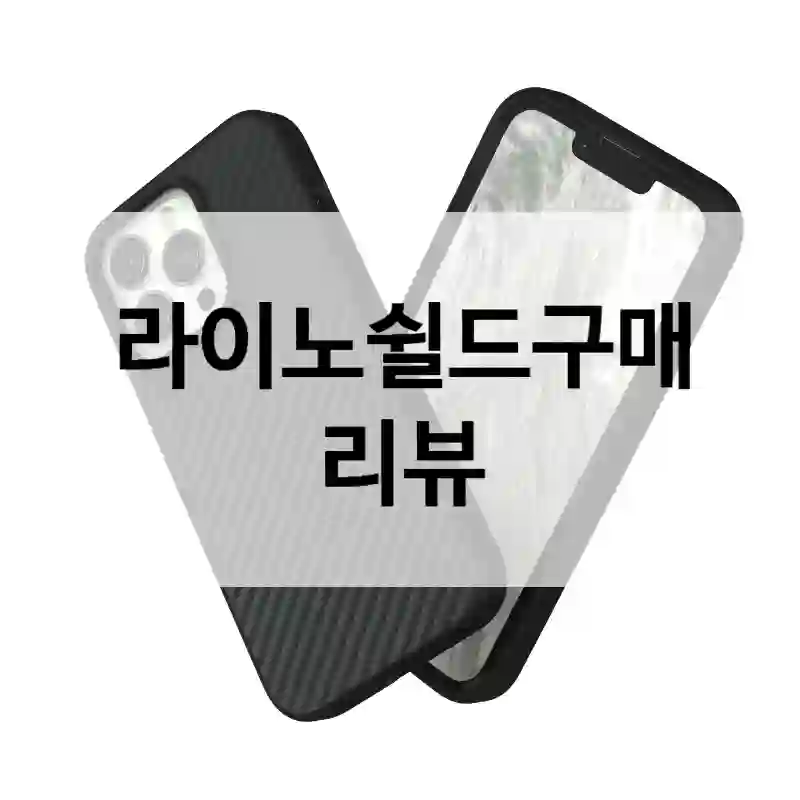 라이노쉴드구매 리뷰