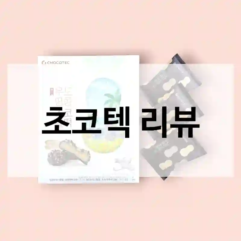 초코텍 리뷰