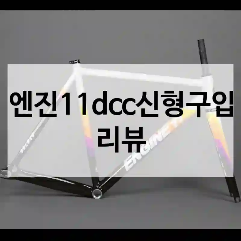 엔진11dcc신형구입 리뷰
