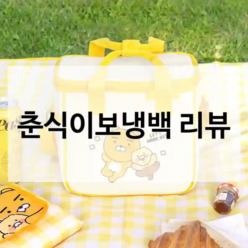 춘식이보냉백 리뷰