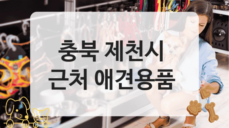 충북 제천시 
근처 애견용품