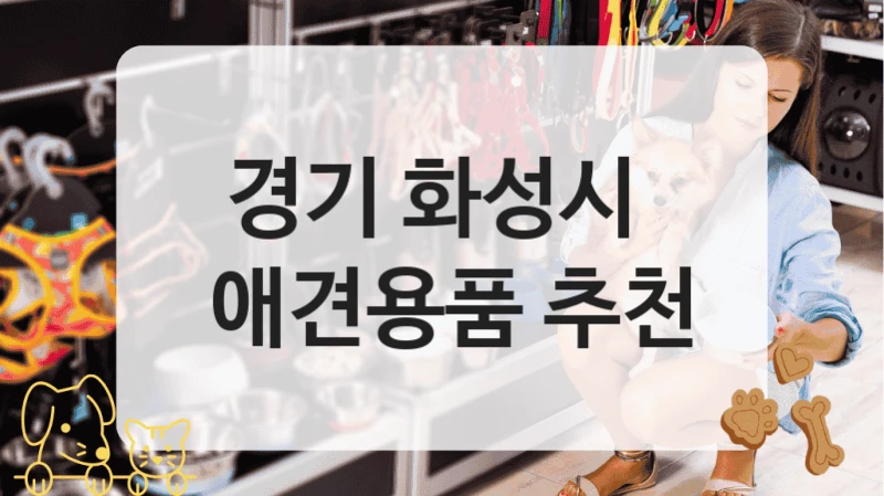 경기 화성시 
 애견용품 추천