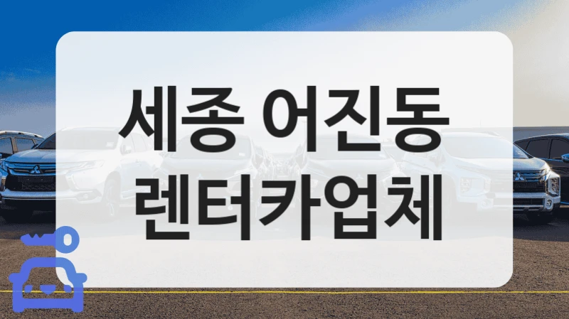 어진동 첫 운전 여행, 예비 이용자를 위한 렌터카 필수 확인사항